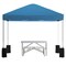 Flash Furniture Blue Pop Up Canopy Tent and Folding Bench Set JJ-GZ10PKG103-BL-GG - alternate 3
